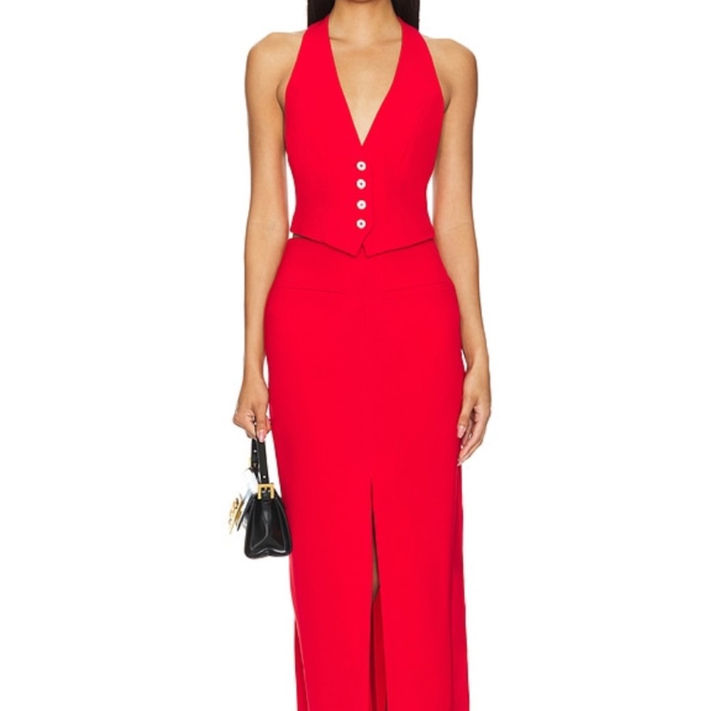 Lovers and Friends zinnia vest top and maxi skirt set